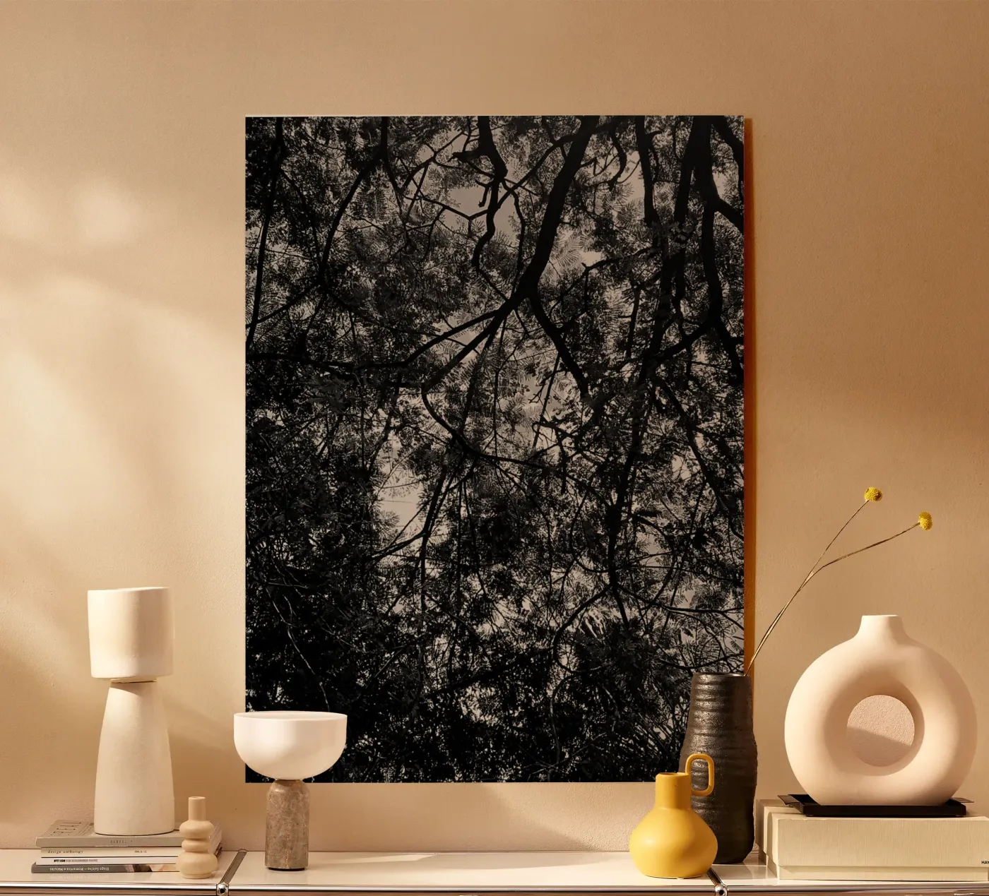 Tree branches silhouette plexiglass da Skyeaglephotography