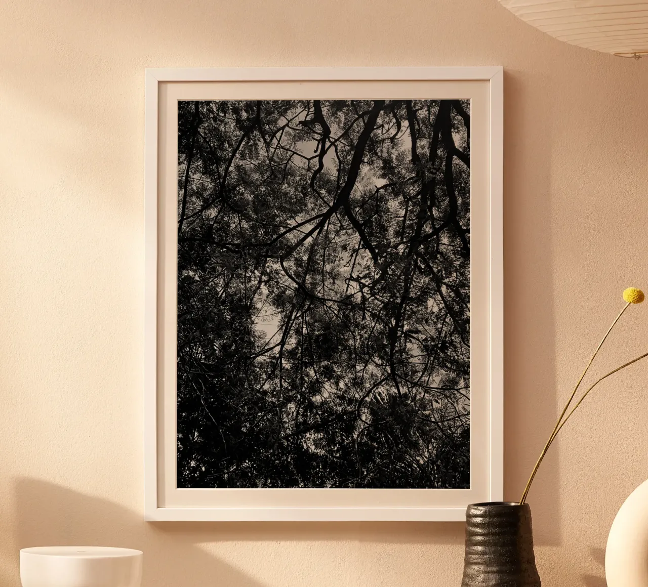 Tree branches silhouette carta hahnemühle da Skyeaglephotography