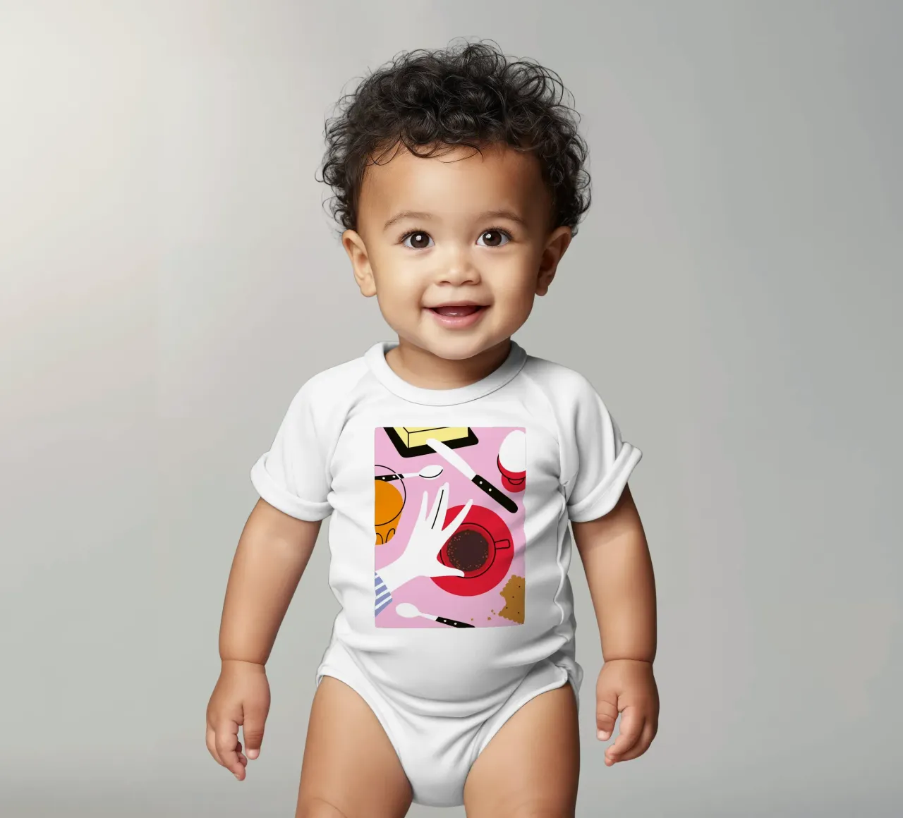 Break Slow body neonato maniche corte da Tamsen Design