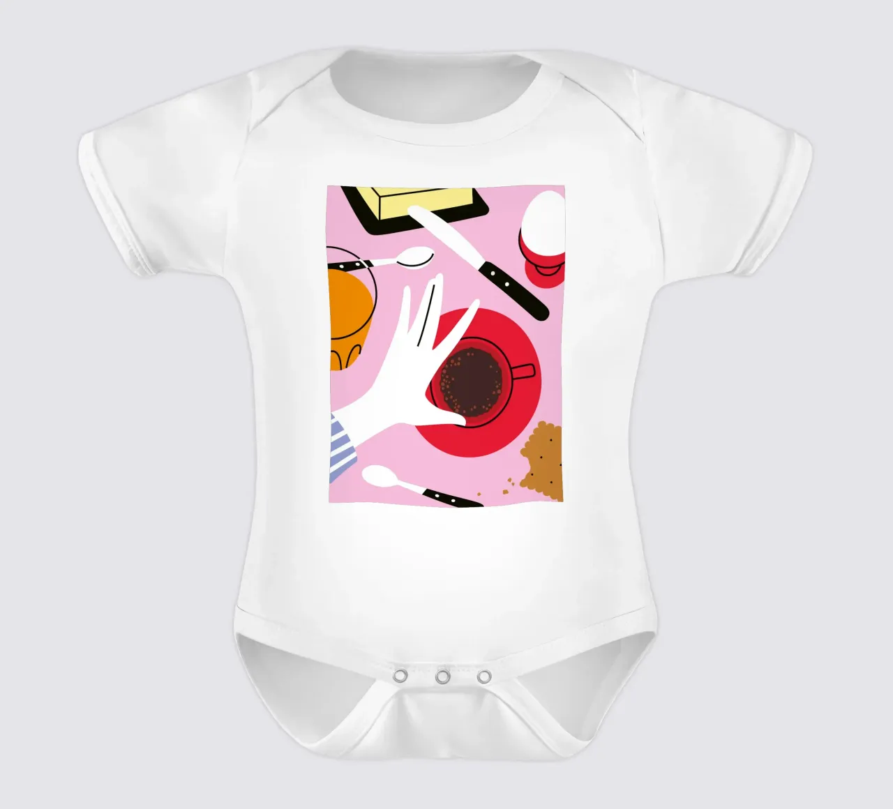 Break Slow body neonato maniche corte da Tamsen Design