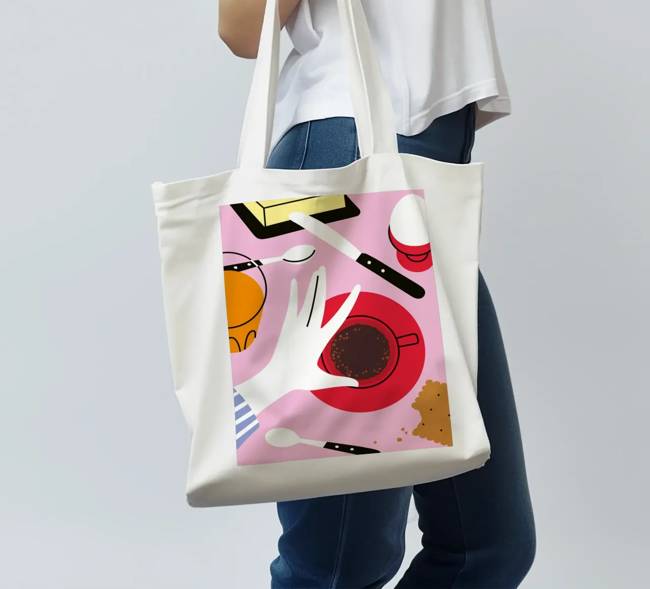 Break Slow borsa in juta da Tamsen Design