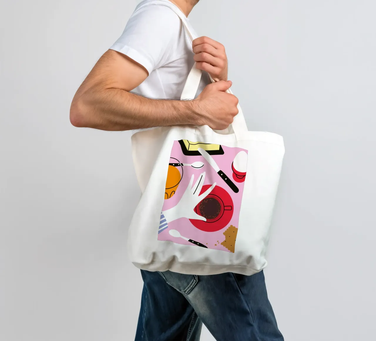 Break Slow borsa in juta da Tamsen Design