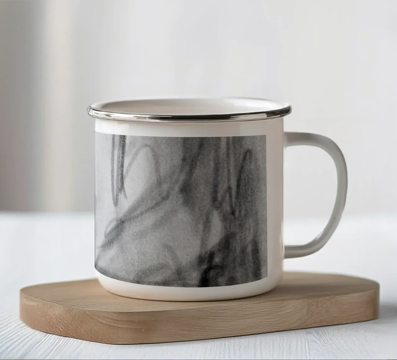Let's Go tazza in smalto da Studio B