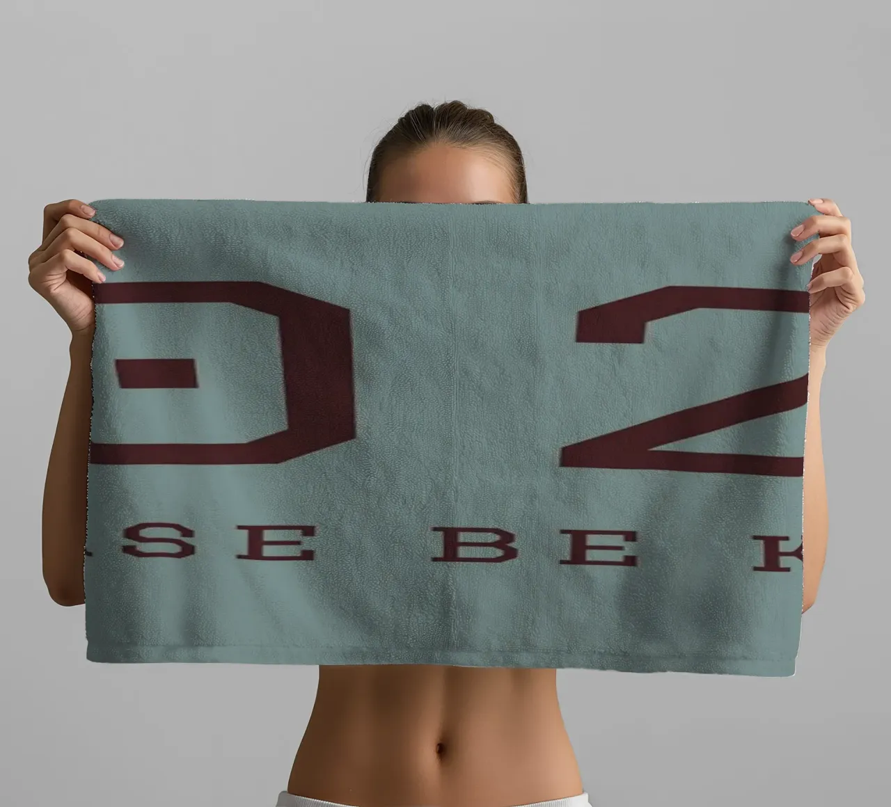 2026 Please Be Kind asciugamano da bagno da DesigndN