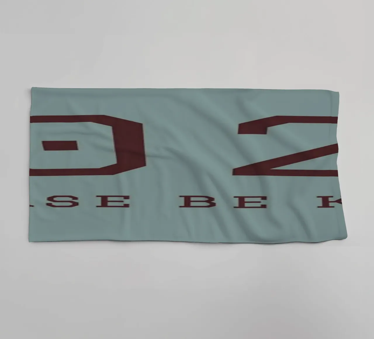 2026 Please Be Kind asciugamano da bagno da DesigndN