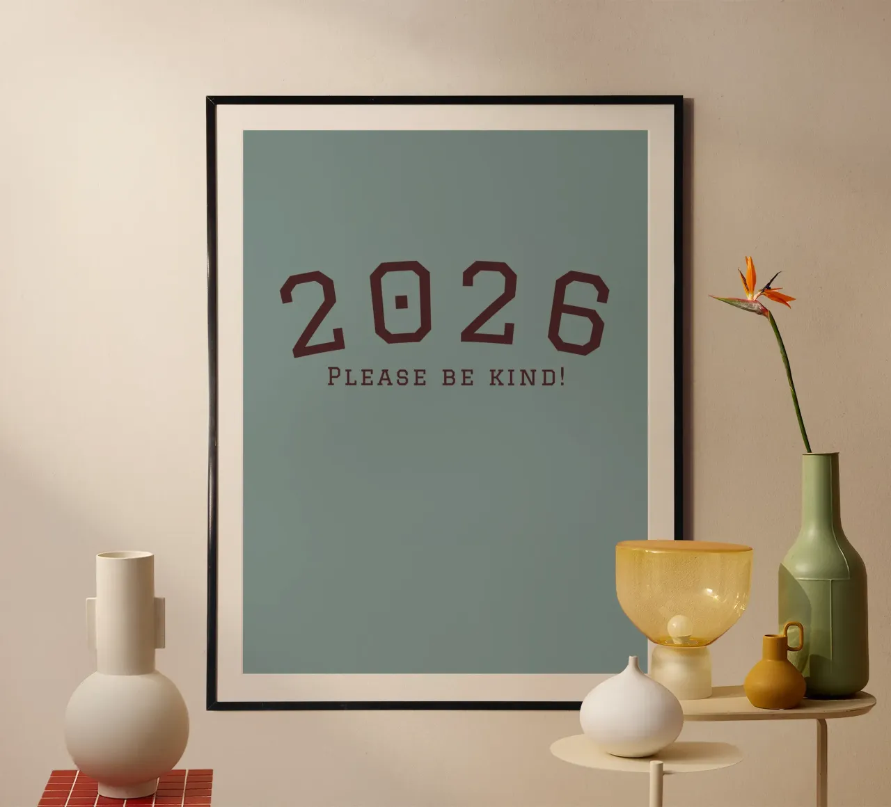 2026 Please Be Kind carta hahnemühle da DesigndN