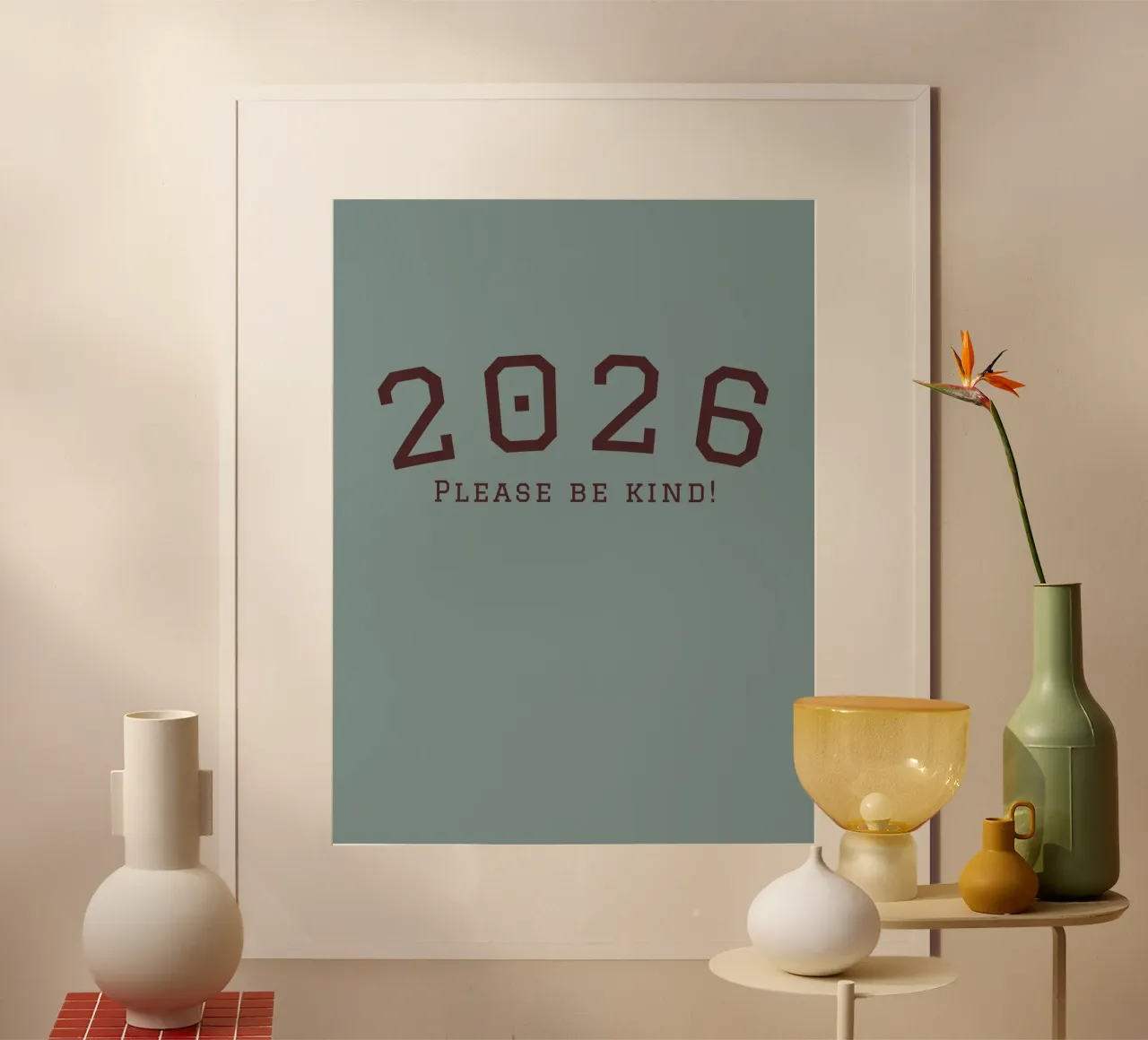 2026 Please Be Kind carta hahnemühle da DesigndN