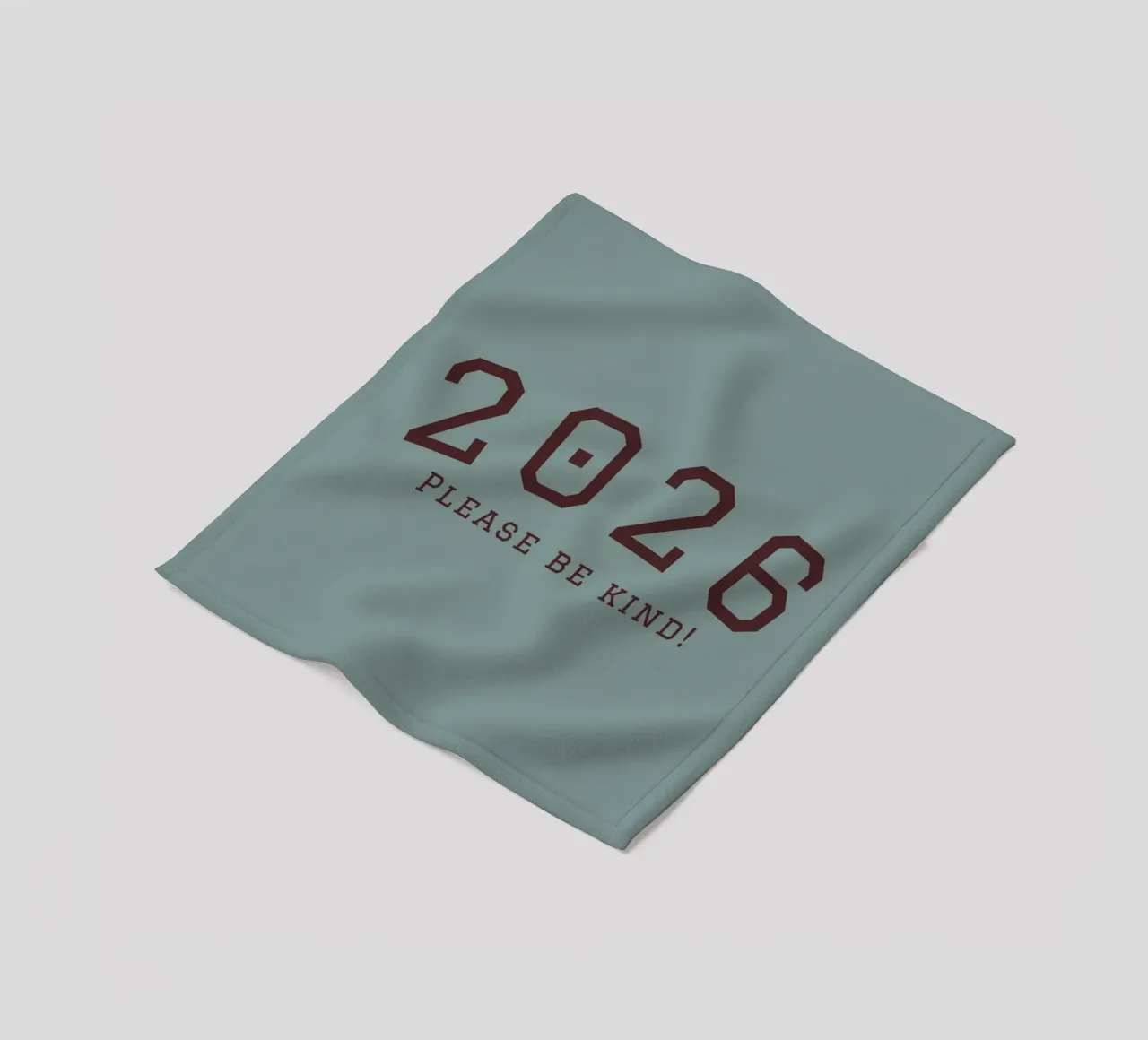 2026 Please Be Kind coperta in pile da DesigndN