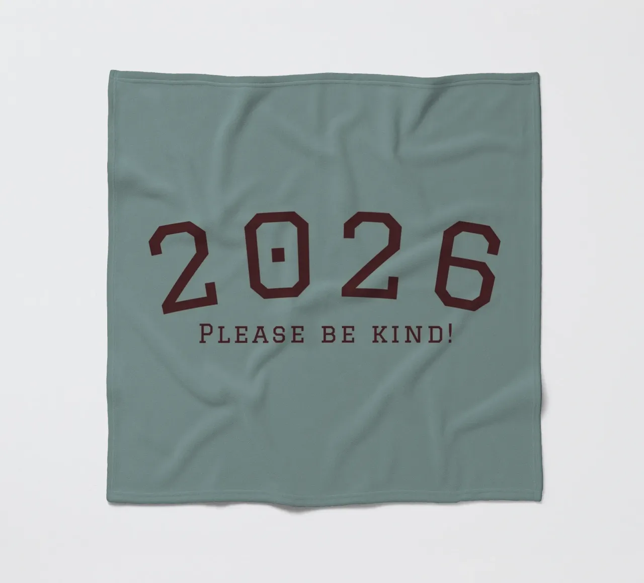 2026 Please Be Kind coperta in pile da DesigndN
