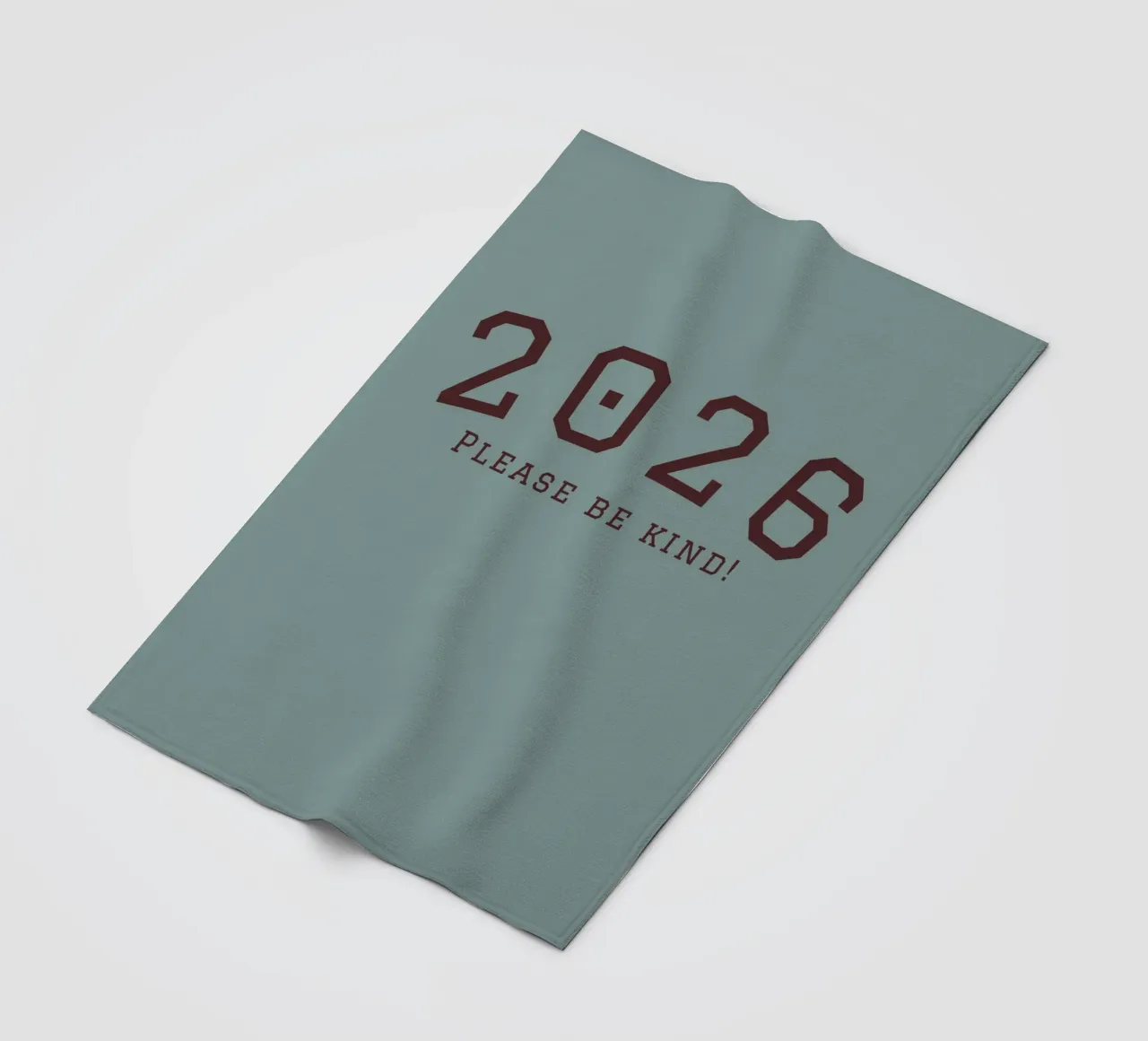 2026 Please Be Kind coperta in pile da DesigndN