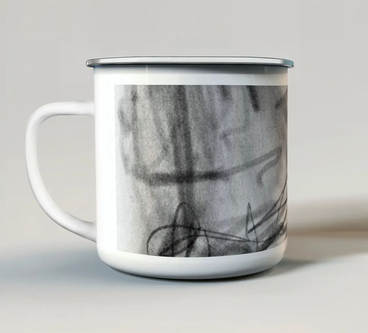 Pericoloso tazza in smalto da Studio B