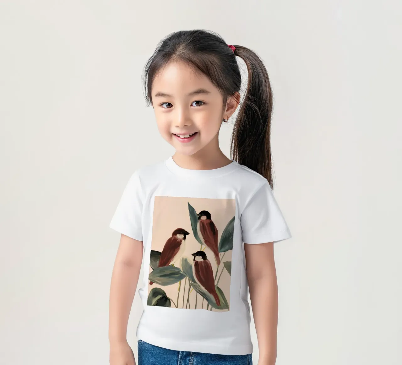 Tre passeri t-shirt bambini da M.A.Z.U.N.