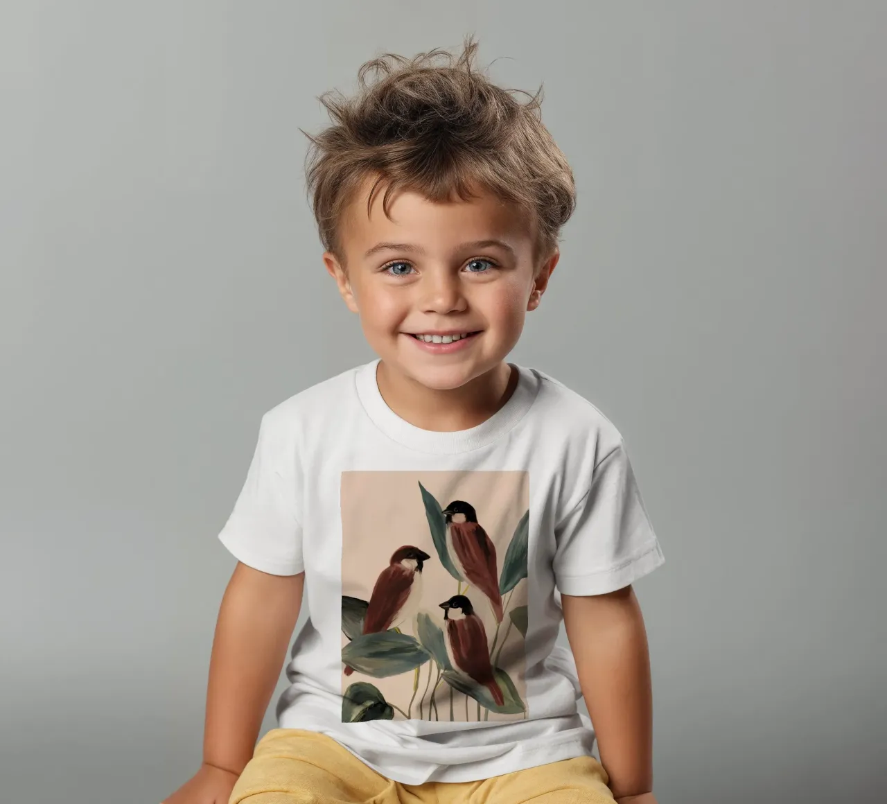 Tre passeri t-shirt bambini da M.A.Z.U.N.