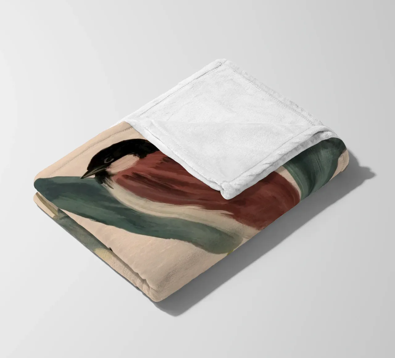 Three Sparrows fleecedeken van M.A.Z.U.N.