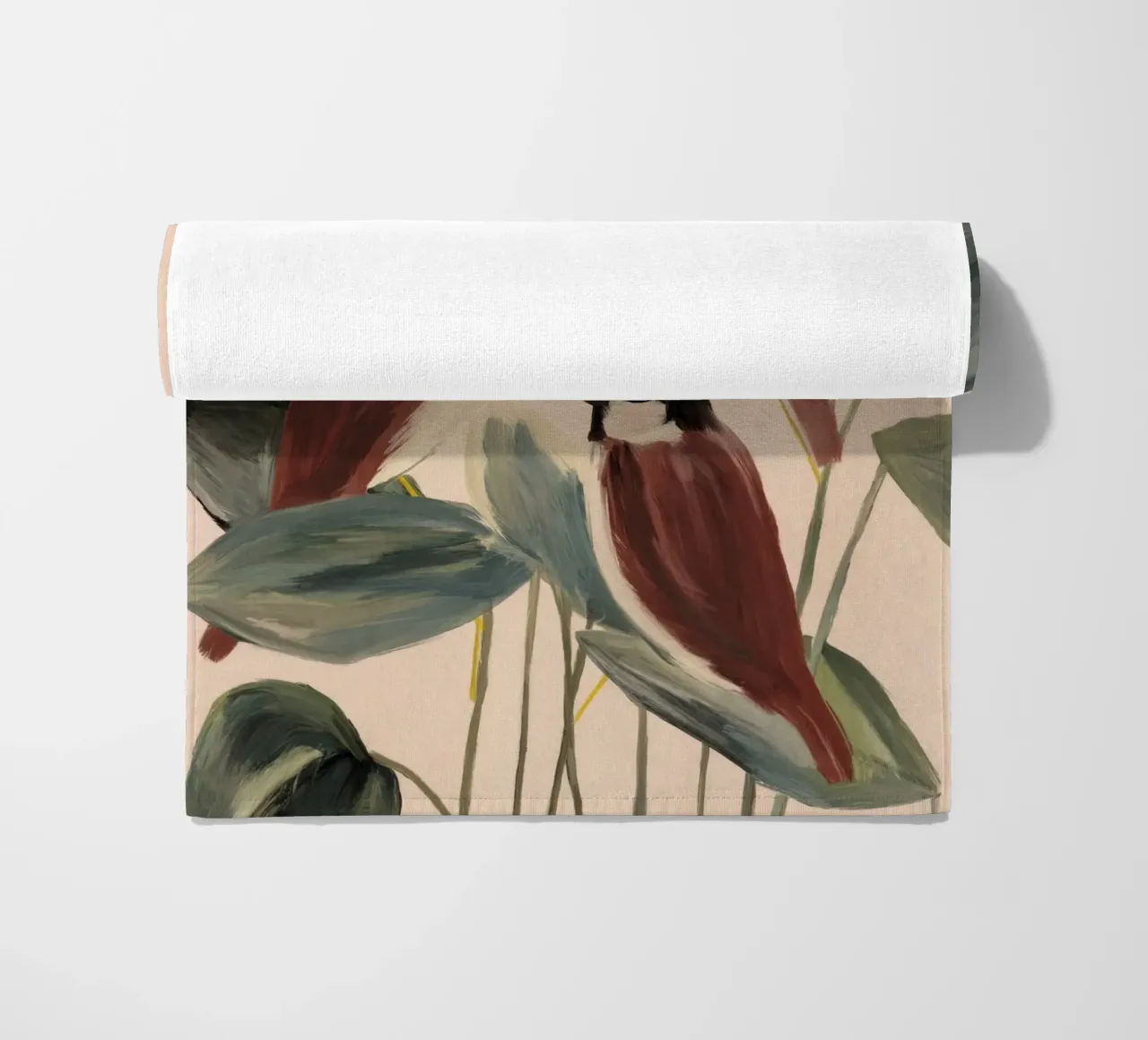 Drie mussen strandhanddoek van M.A.Z.U.N.