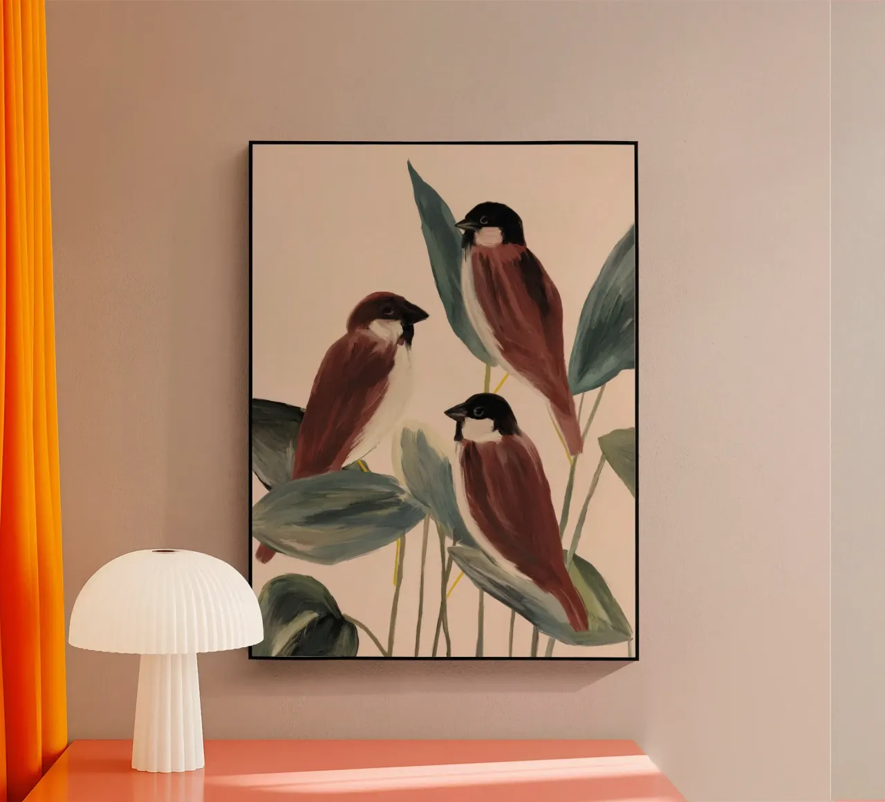 Three Sparrows plexiglass da M.A.Z.U.N.