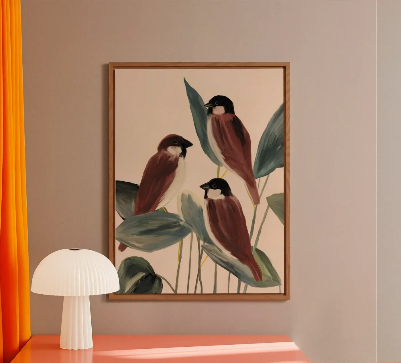 Three Sparrows forex-plaat van M.A.Z.U.N.