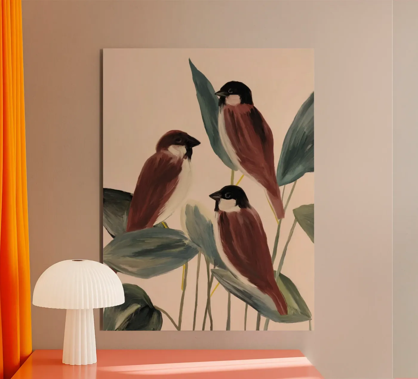 Three Sparrows forex-plaat van M.A.Z.U.N.