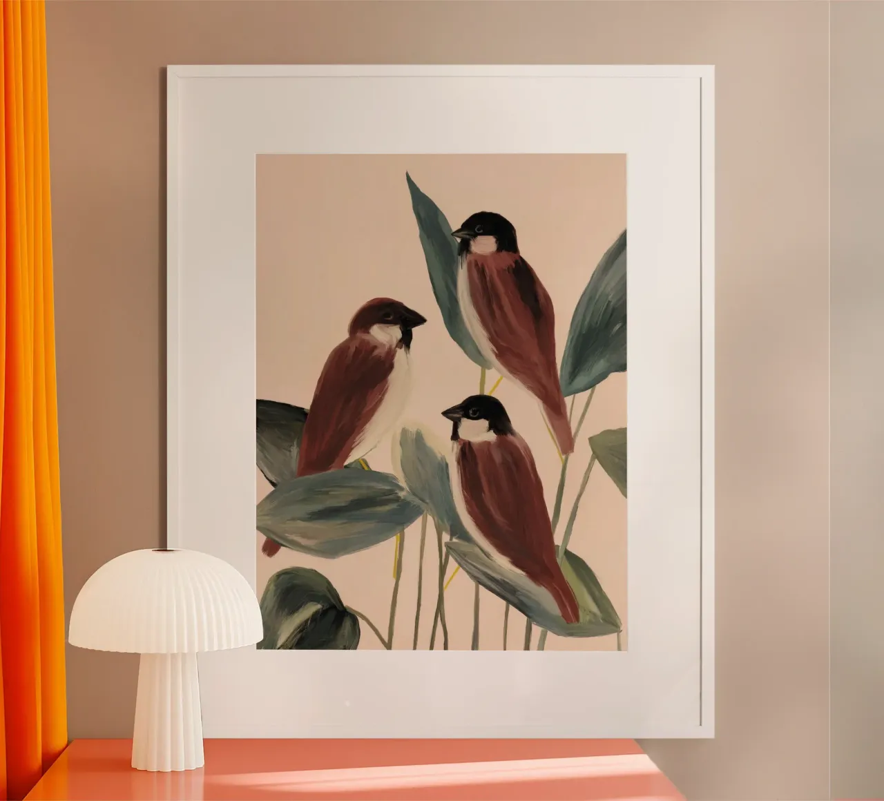 Drie mussen poster van M.A.Z.U.N.