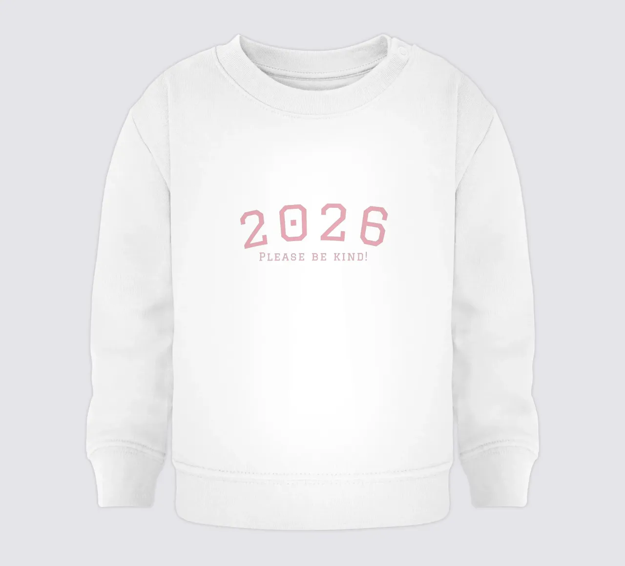 2026 Please Be Kind felpa neonato da DesigndN