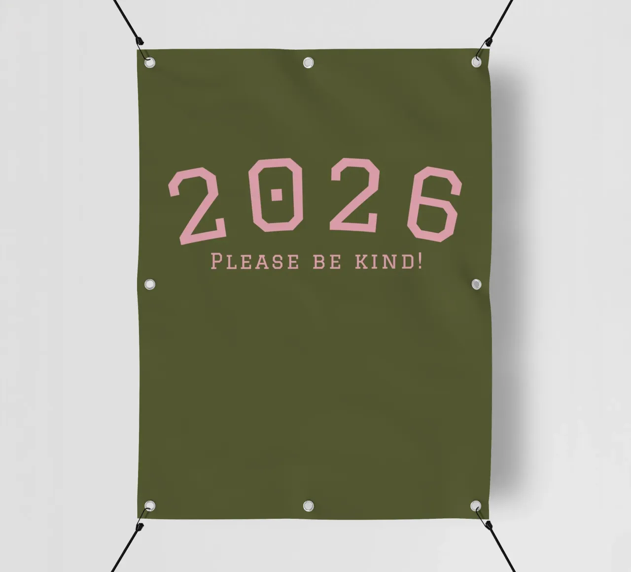 2026 Please Be Kind telo in pvc da DesigndN