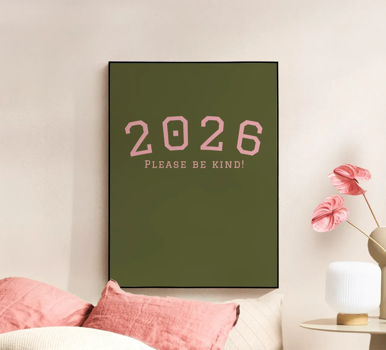 2026 Please Be Kind plexiglass da DesigndN