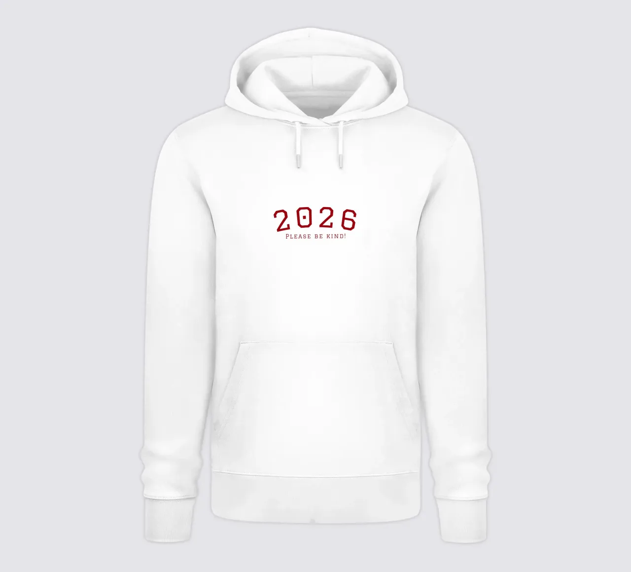 2026 Please Be Kind felpa con cappuccio da DesigndN