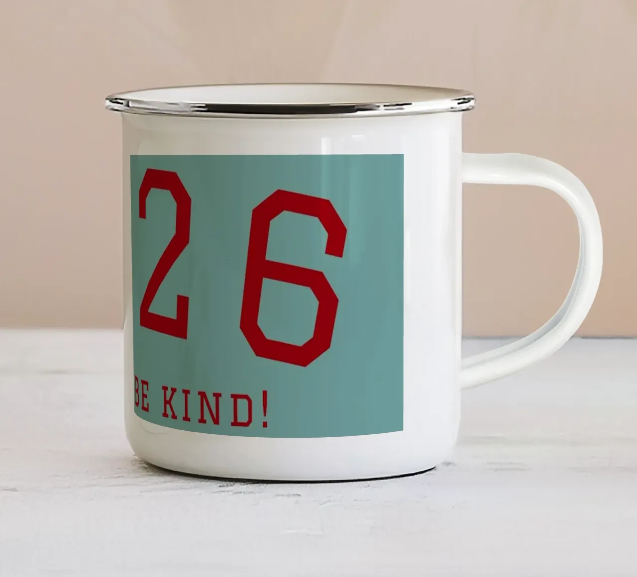 2026 Please Be Kind tazza in smalto da DesigndN