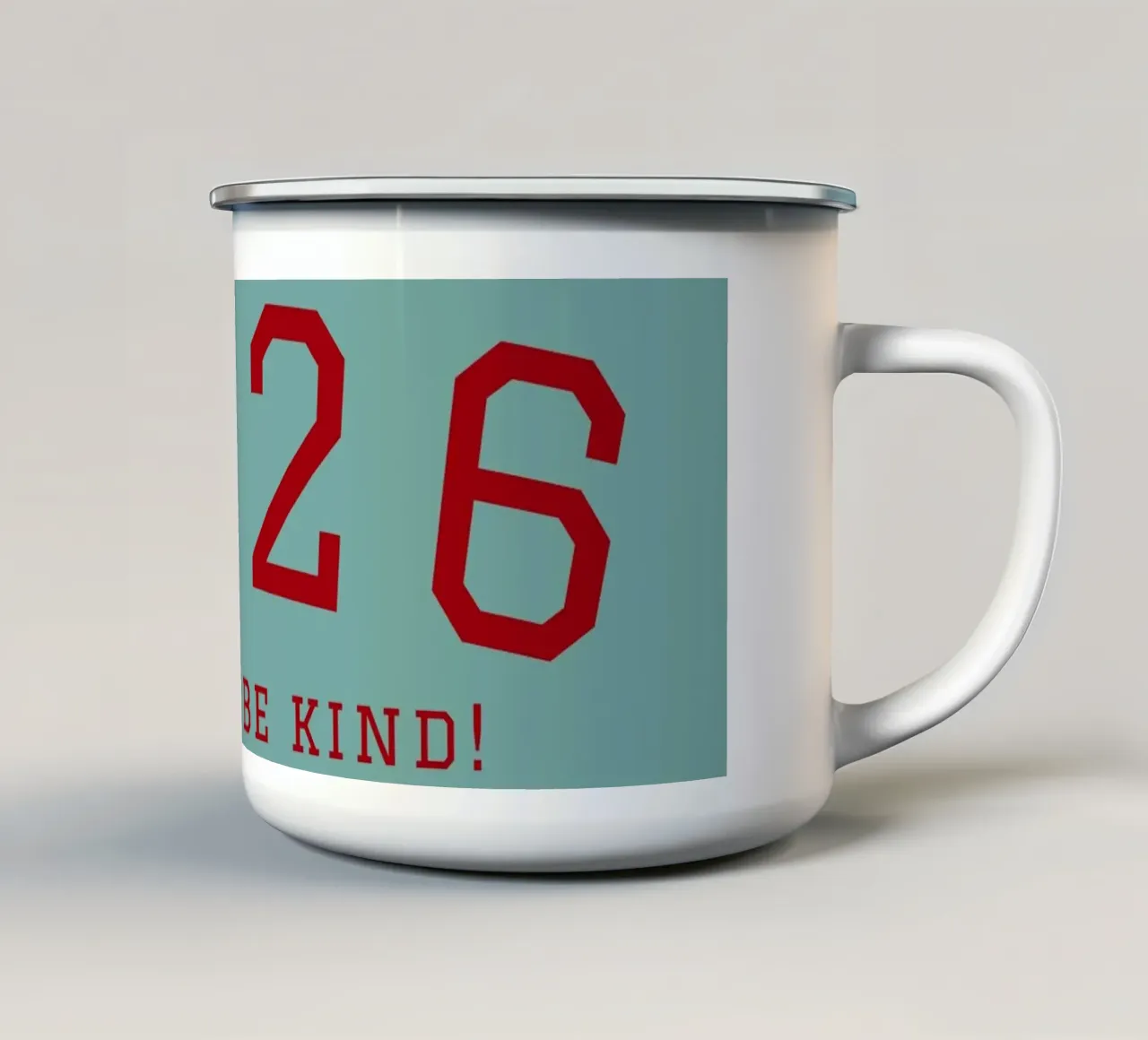 2026 Please Be Kind tazza in smalto da DesigndN