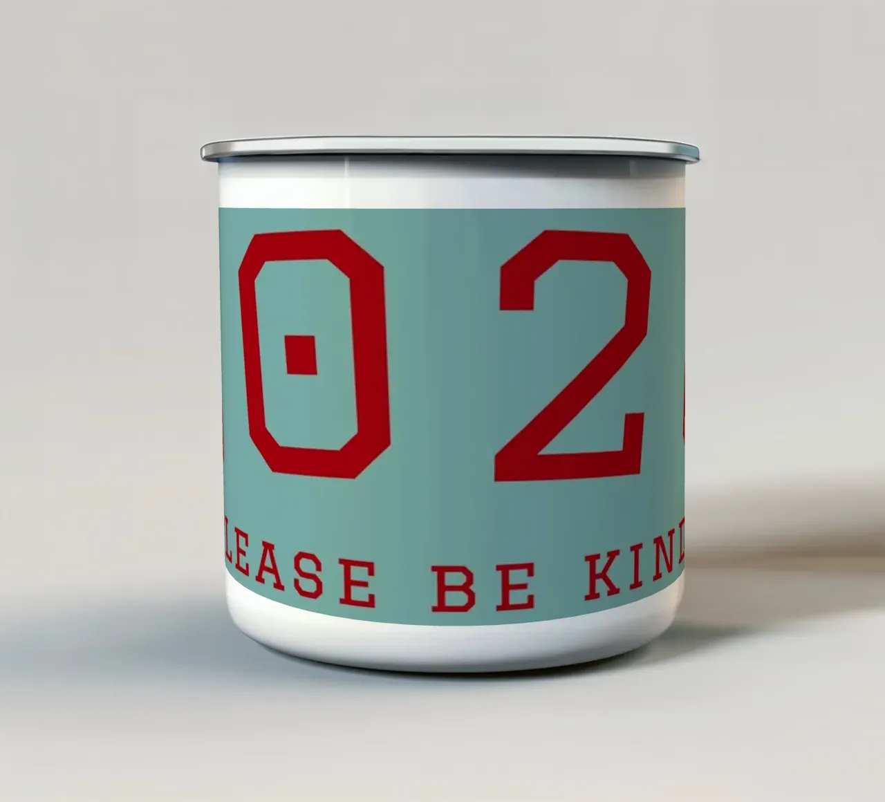 2026 Please Be Kind tazza in smalto da DesigndN