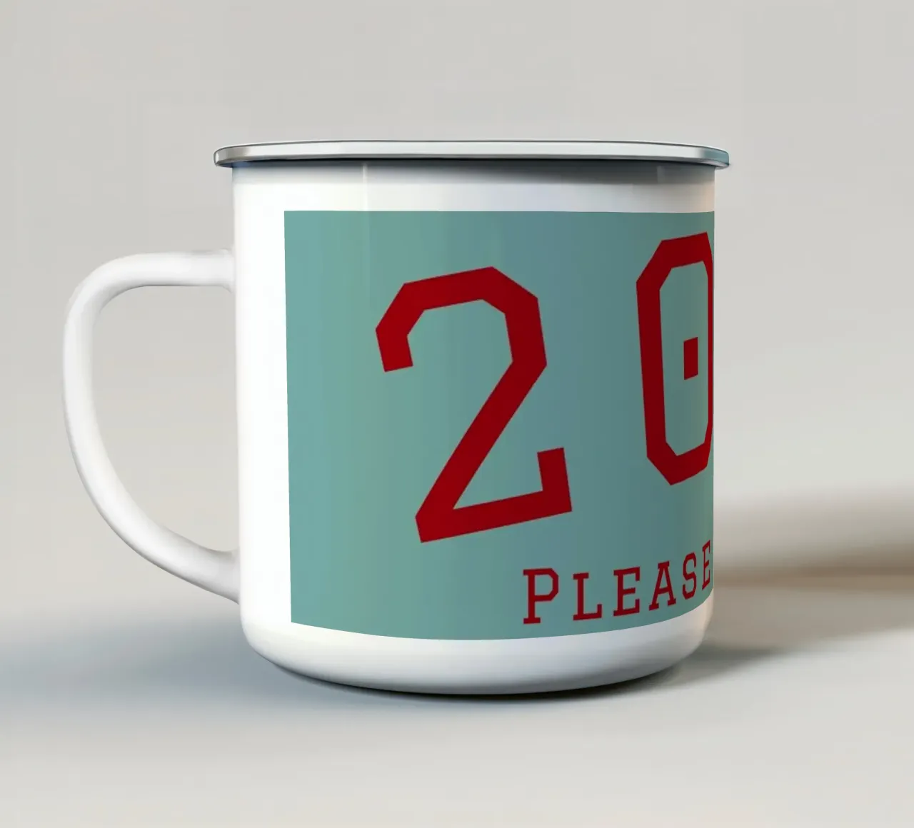 2026 Please Be Kind tazza in smalto da DesigndN