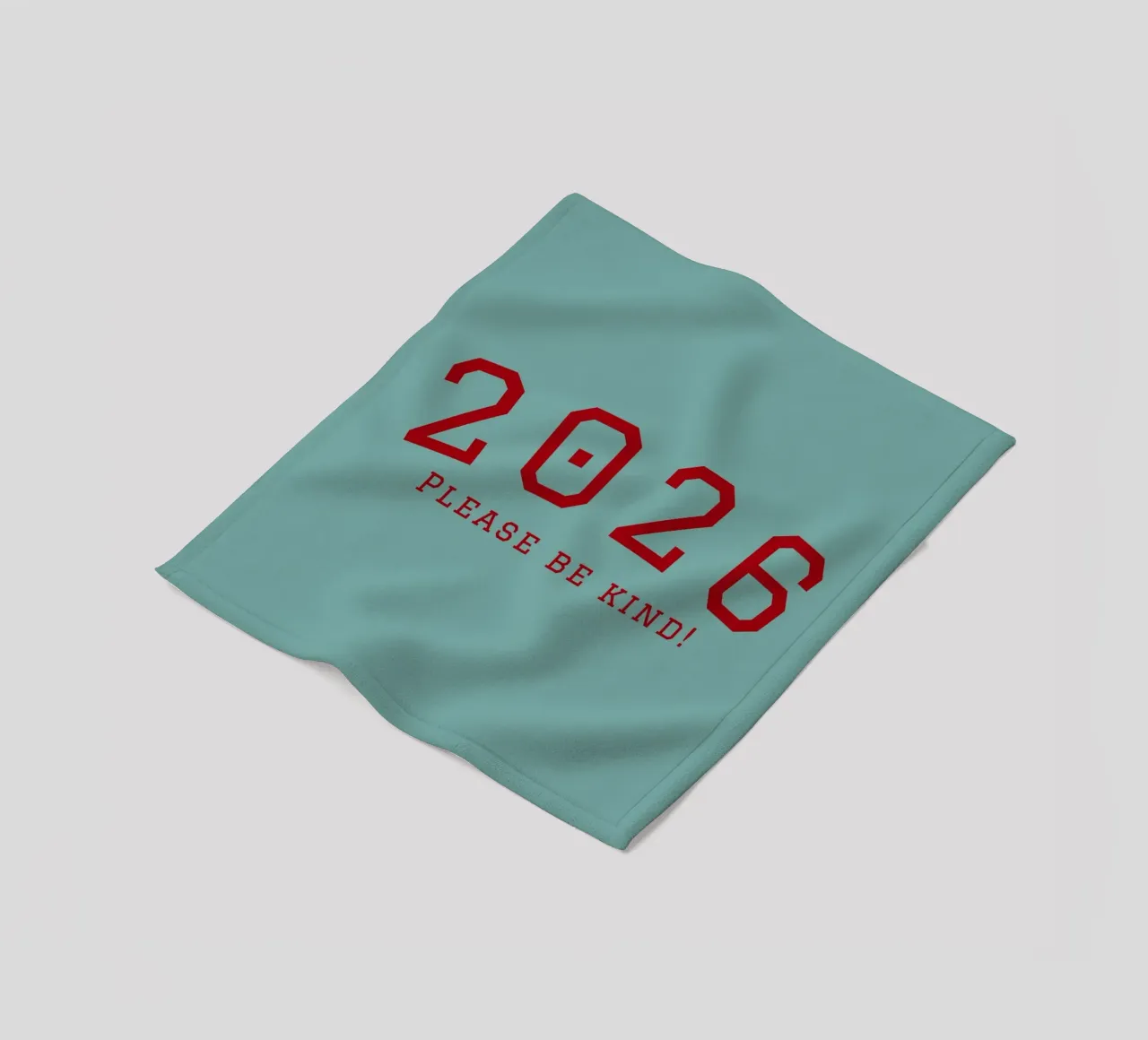 2026 Please Be Kind coperta in pile da DesigndN