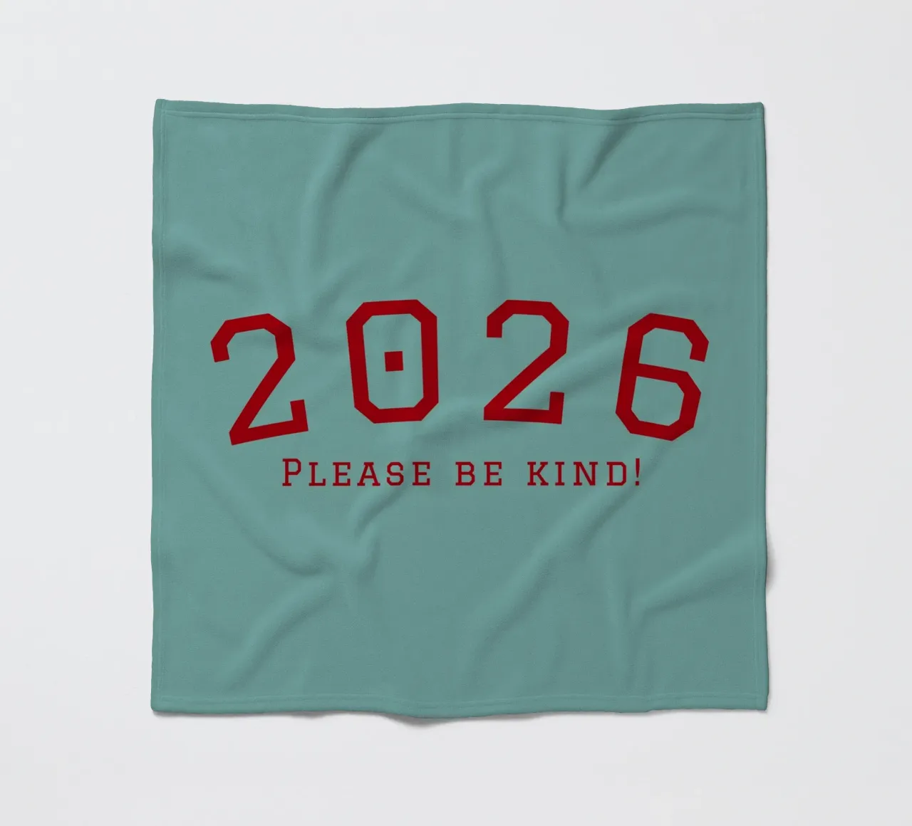 2026 Please Be Kind coperta in pile da DesigndN