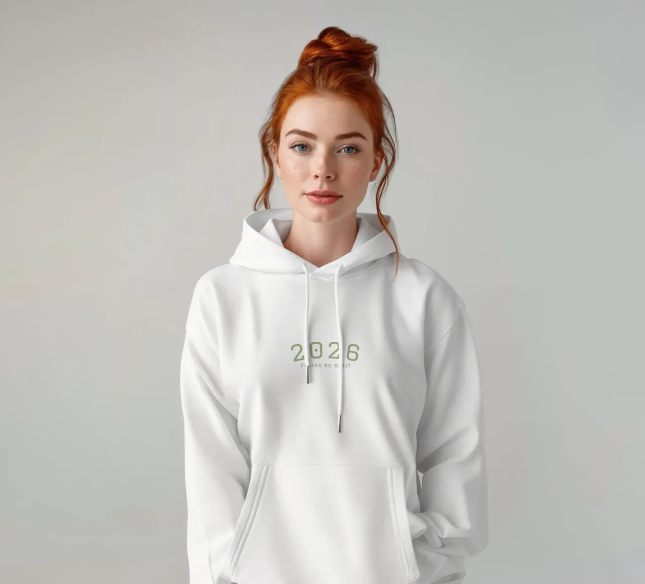 2026 Please Be Kind felpa con cappuccio da DesigndN
