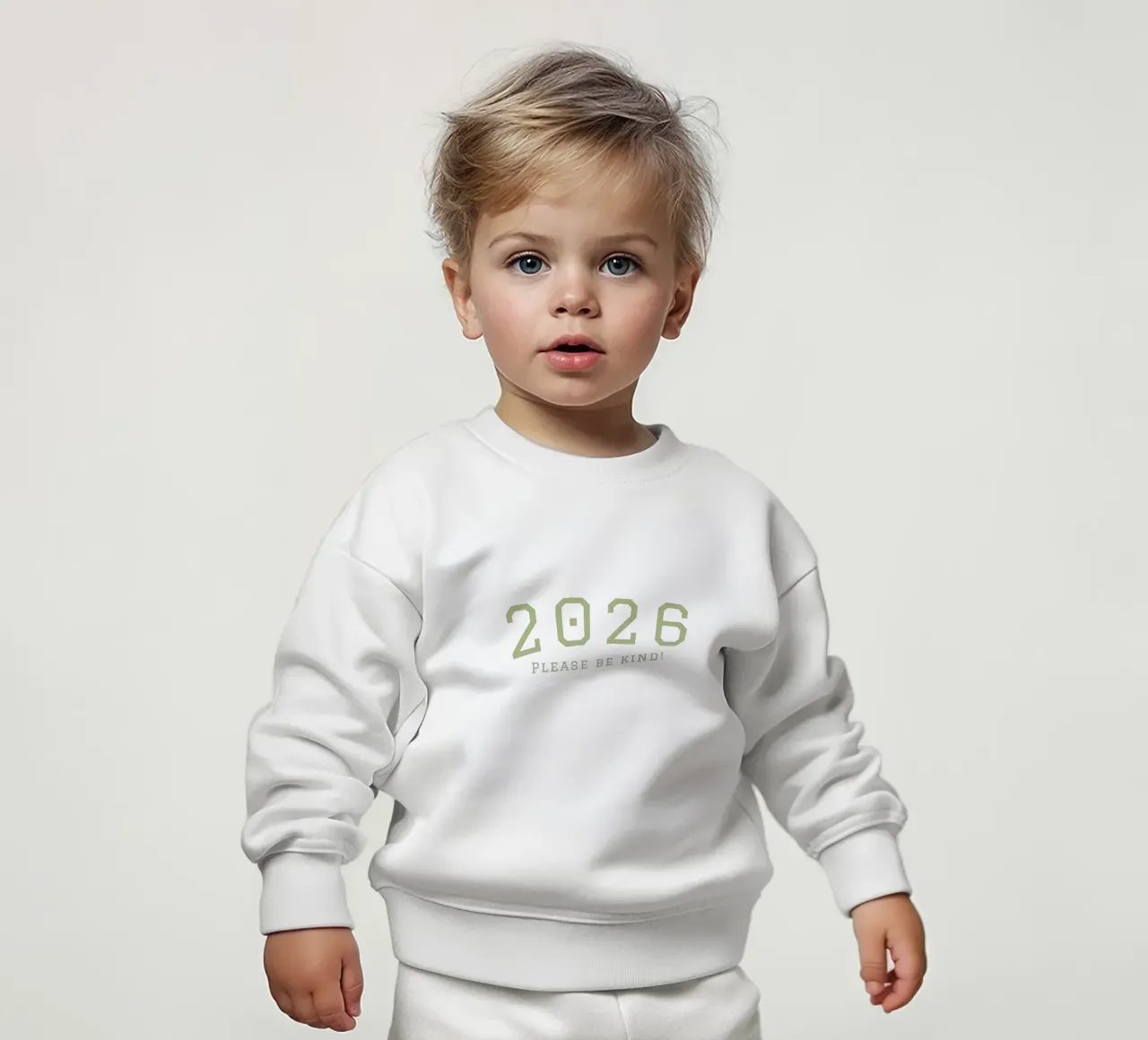 2026 Please Be Kind felpa neonato da DesigndN