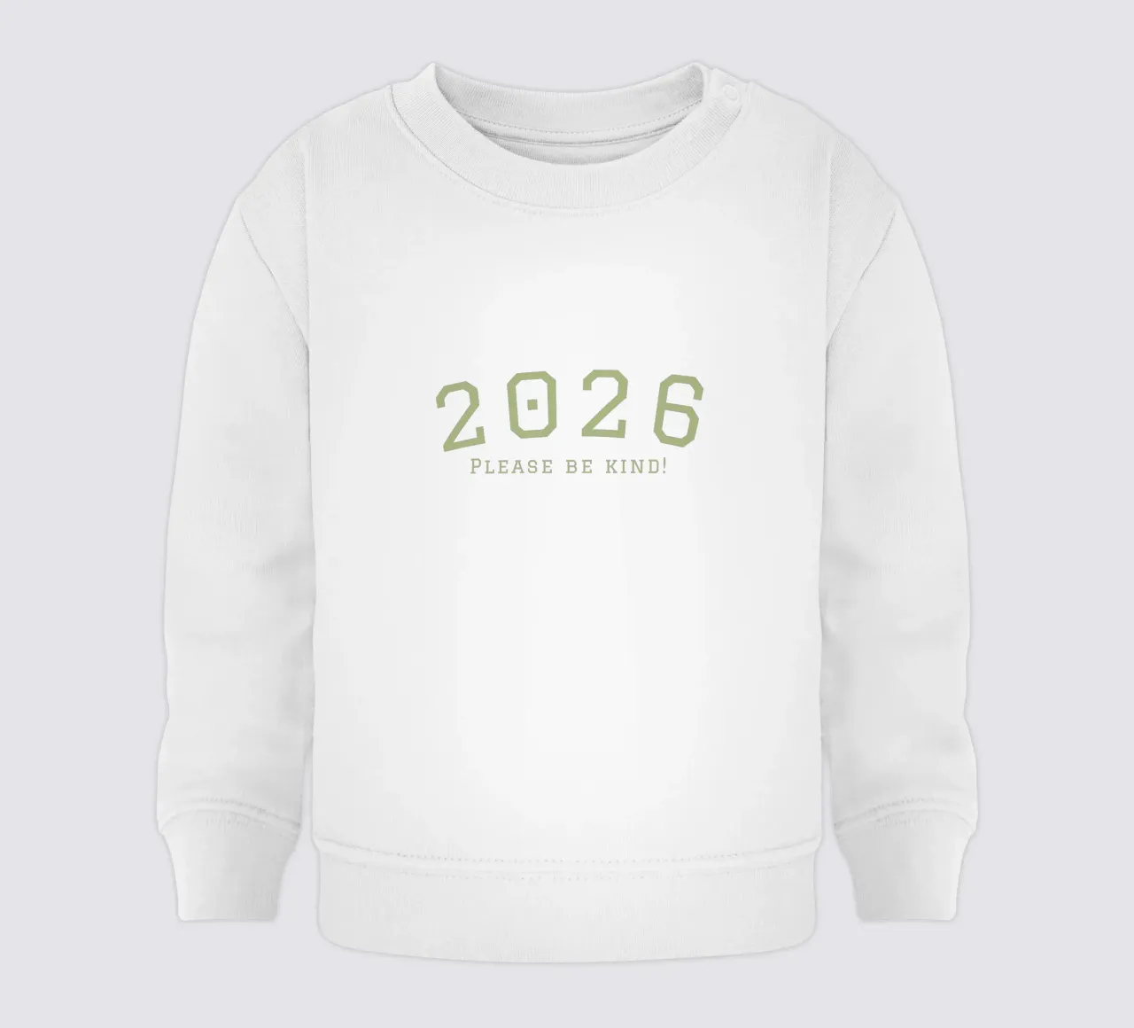 2026 Please Be Kind felpa neonato da DesigndN