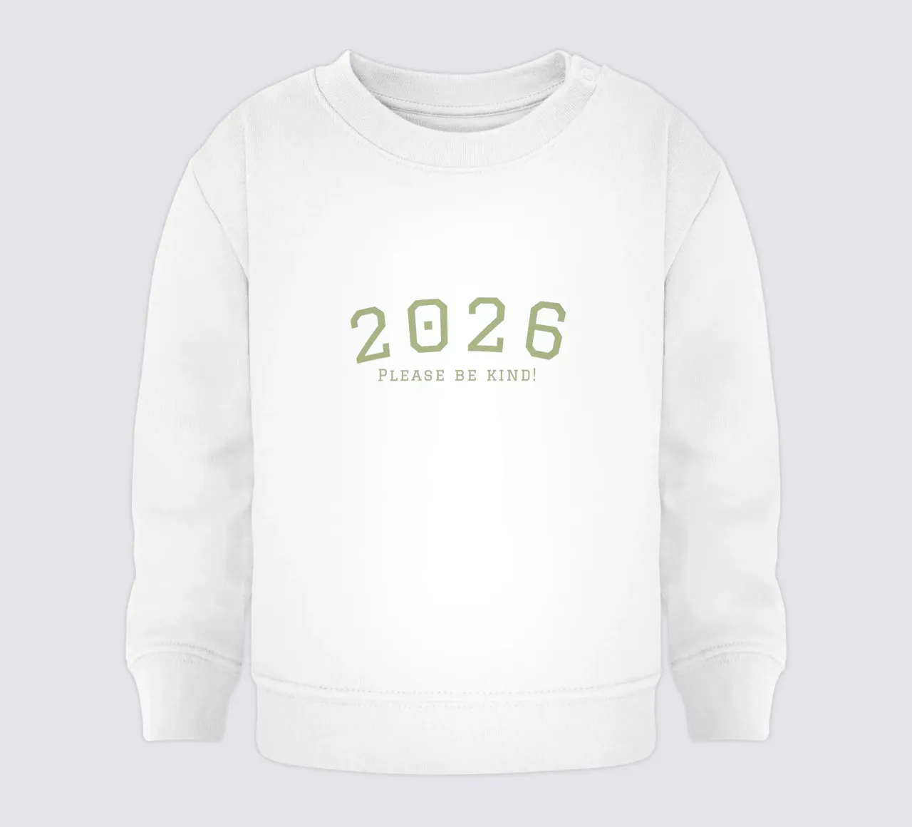 2026 Please Be Kind felpa neonato da DesigndN