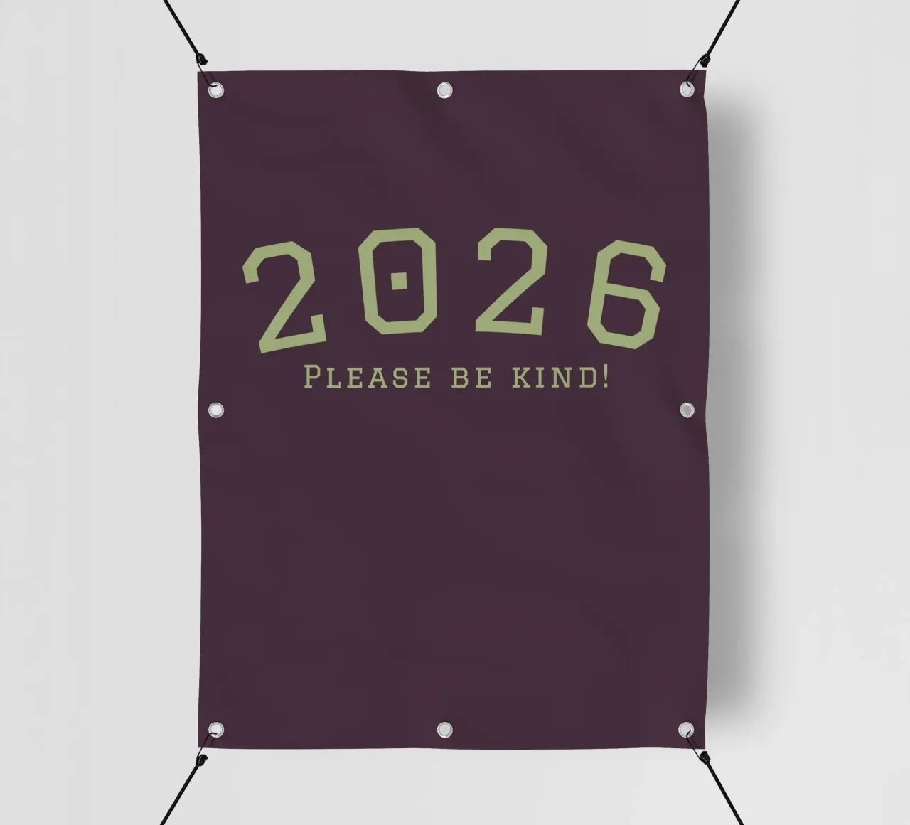 2026 Please Be Kind telo in pvc da DesigndN