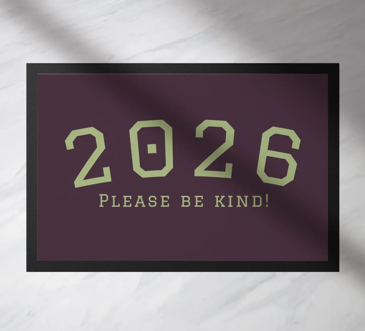 2026 Please Be Kind zerbino da DesigndN