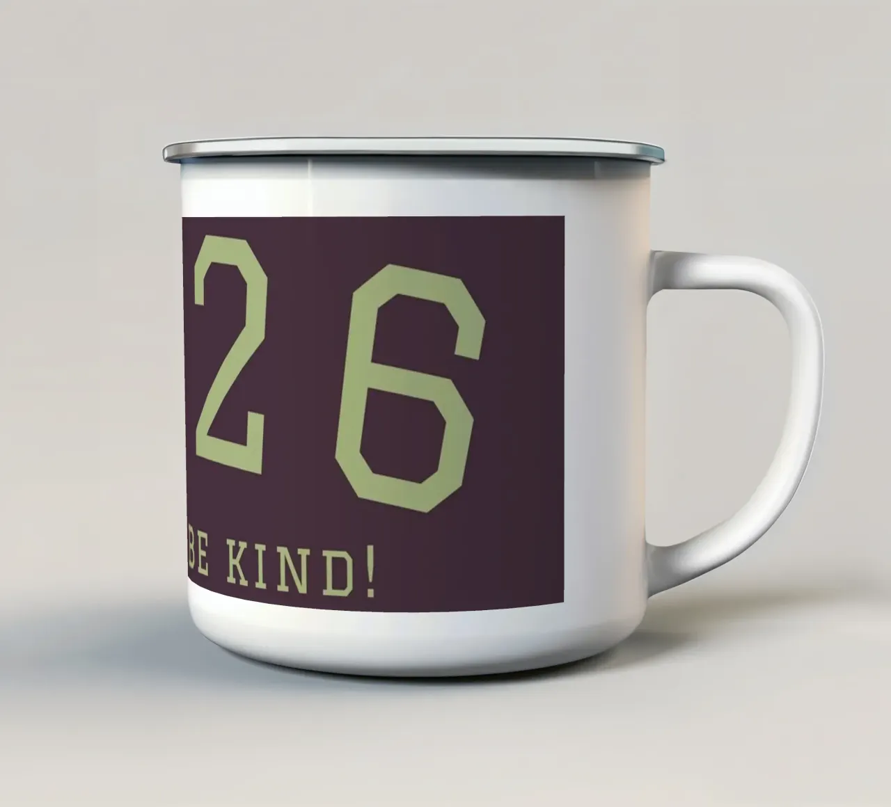 2026 Please Be Kind tazza in smalto da DesigndN