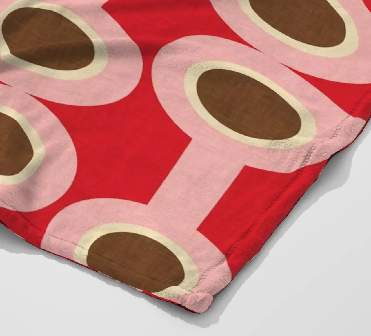 Dumbbells Red coperta in pile da susanacosta