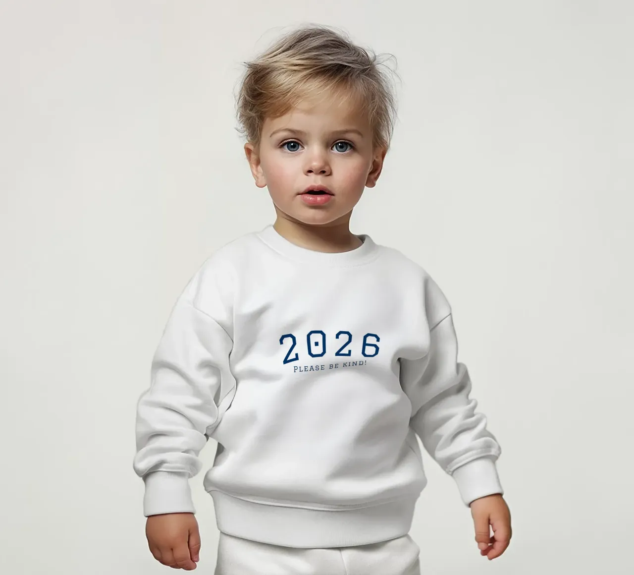 2026 Please Be Kind felpa neonato da DesigndN