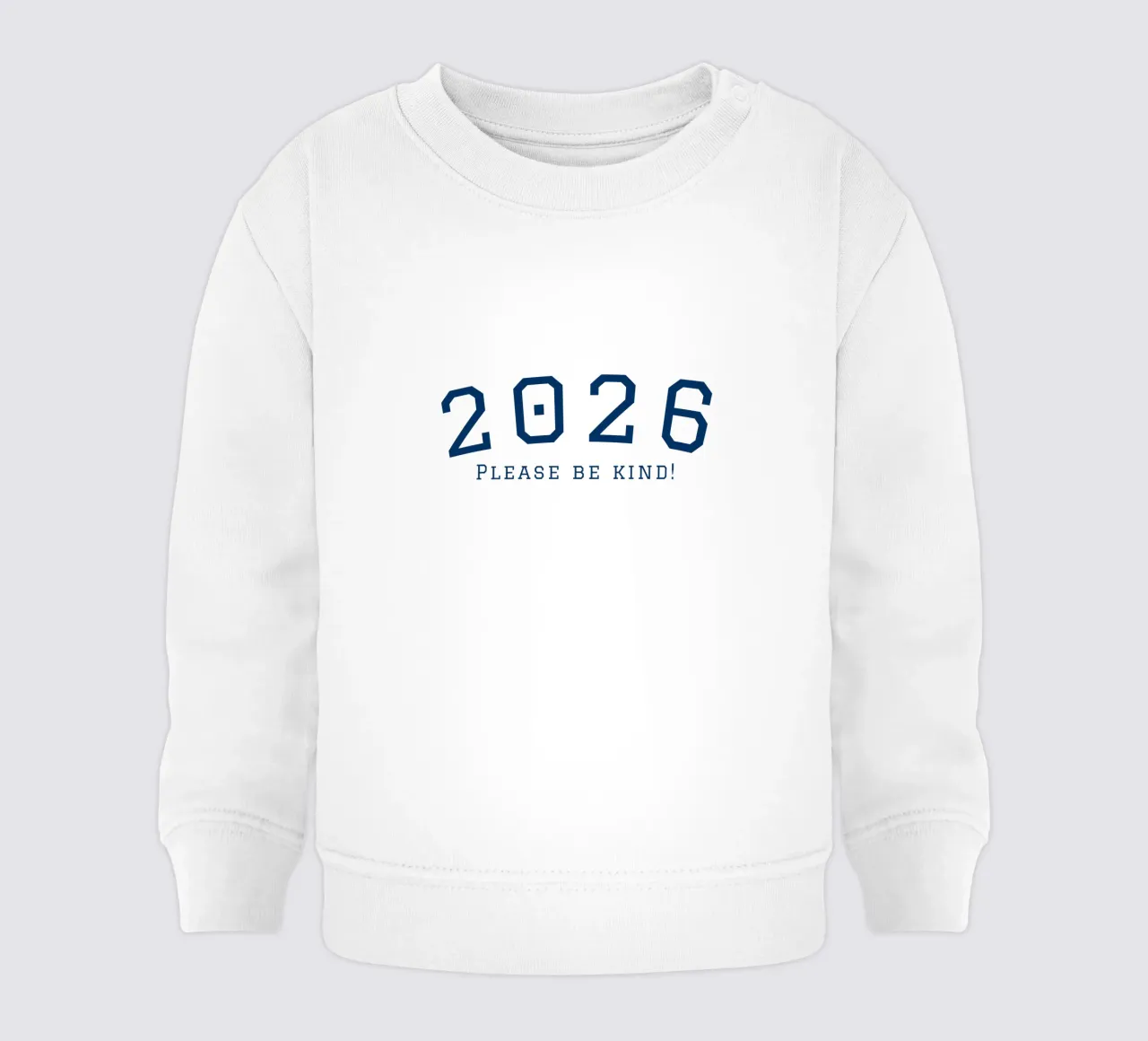 2026 Please Be Kind felpa neonato da DesigndN