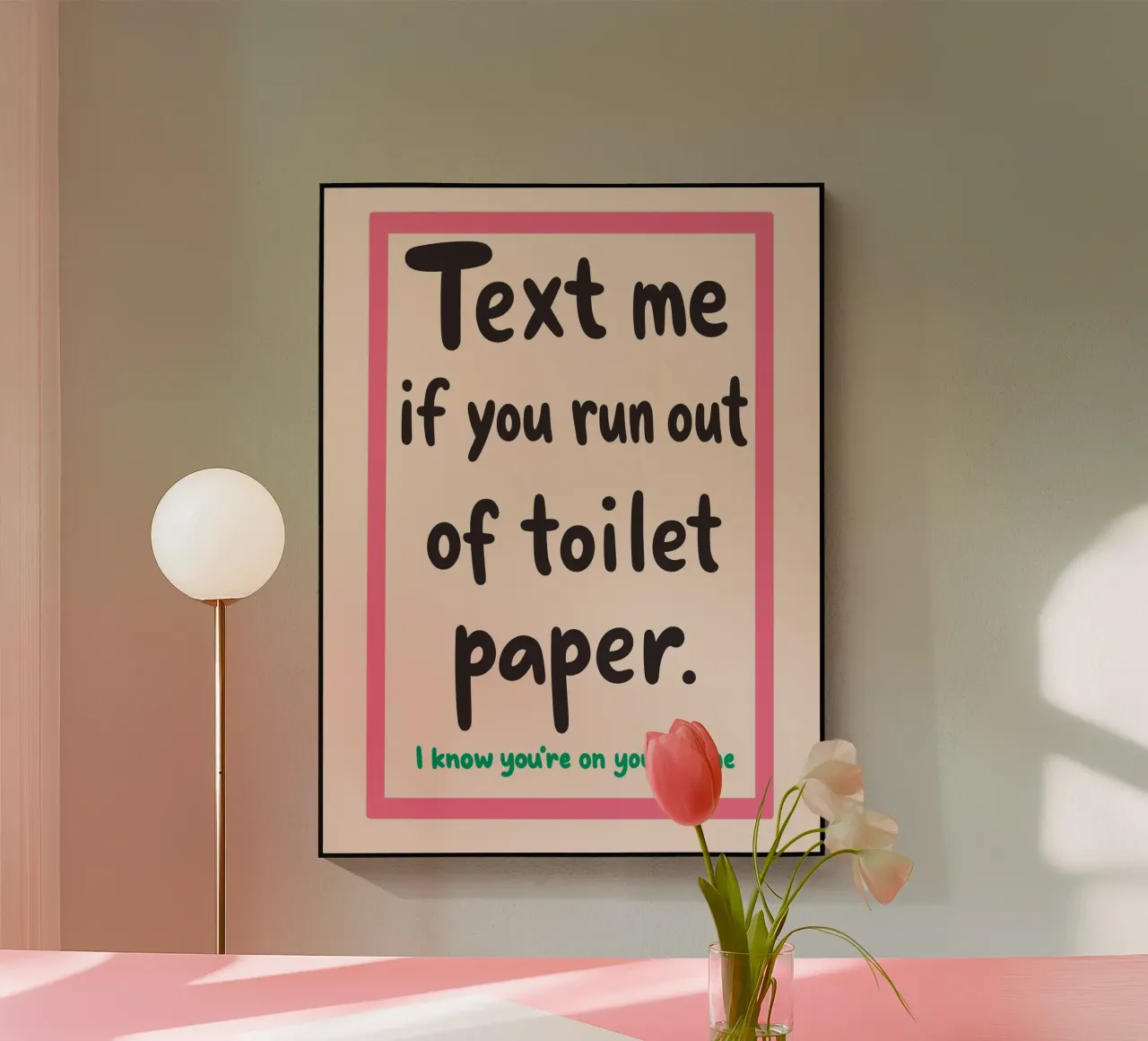 Emergency Text TP SOS plexiglass da vintageshop