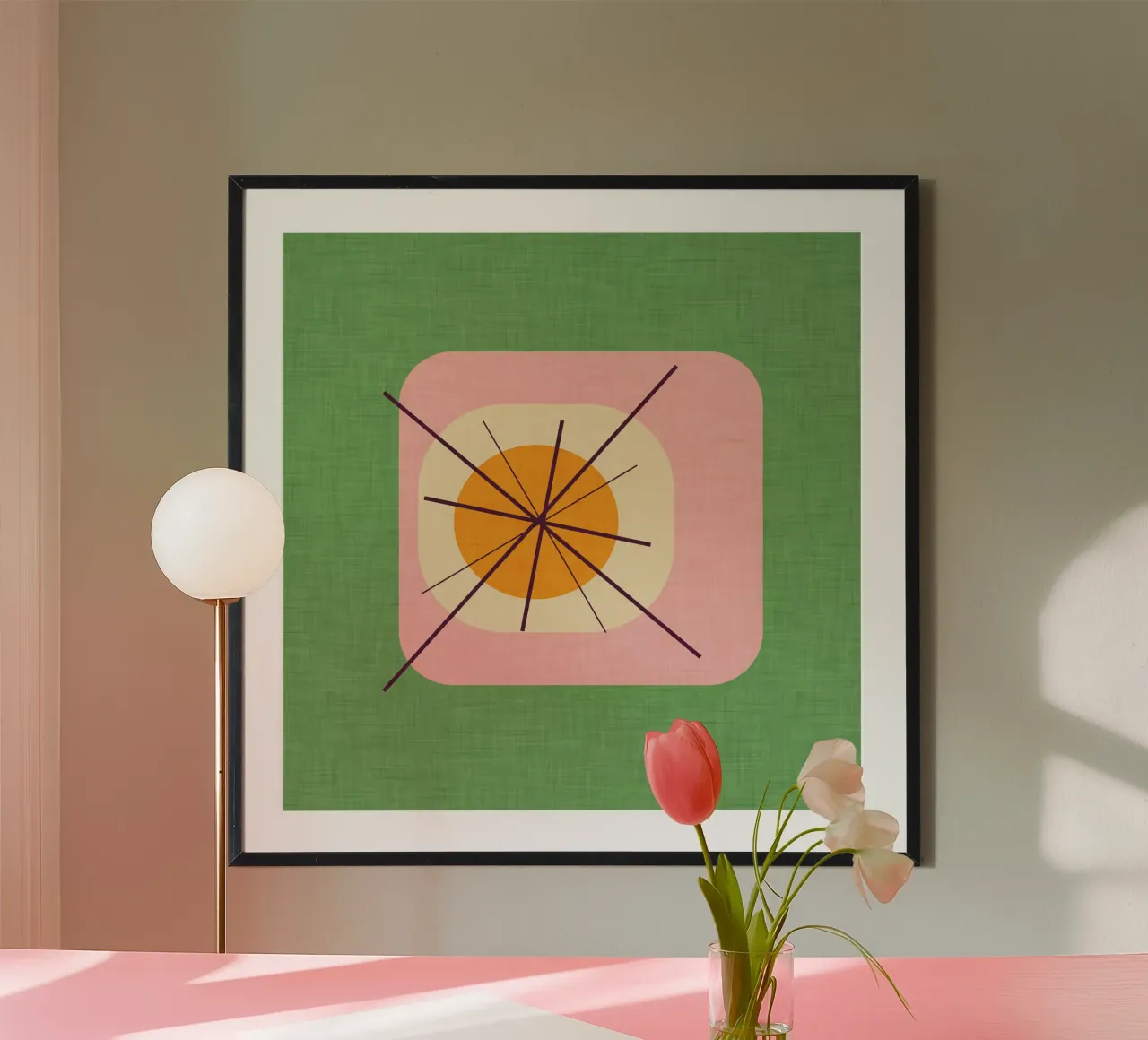 Flower Egg Green poster da susanacosta
