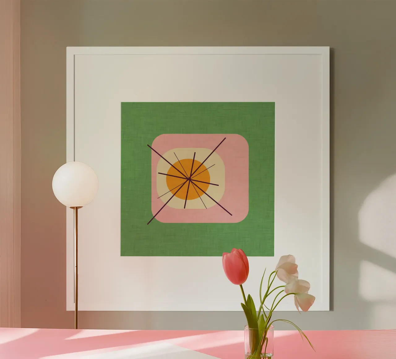 Flower Egg Green poster da susanacosta
