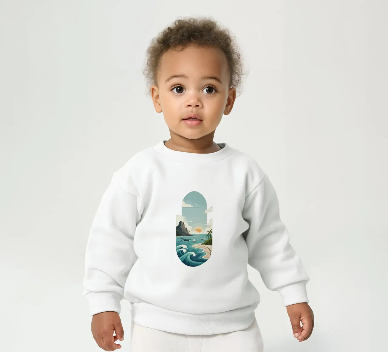 Paesaggio onirico oceanico felpa neonato da Wild Colors Gallery