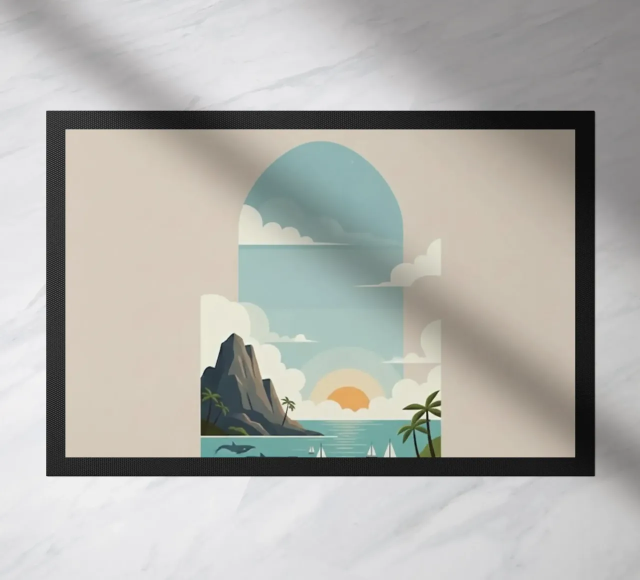 Paesaggio onirico oceanico zerbino da Wild Colors Gallery