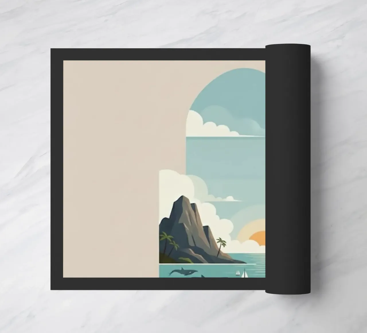 Paesaggio onirico oceanico zerbino da Wild Colors Gallery