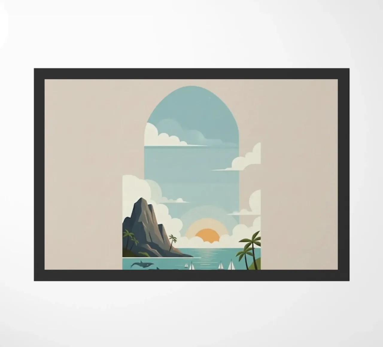 Paesaggio onirico oceanico zerbino da Wild Colors Gallery